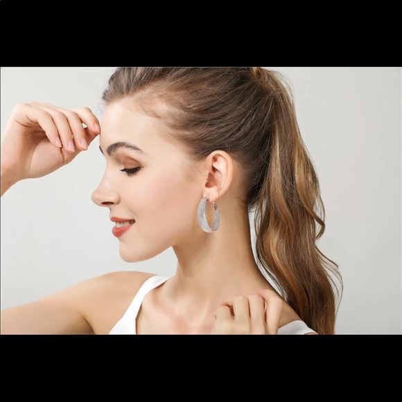 New 925 Sterling Silver Beautiful Women Earrings - Picture 11 of 11